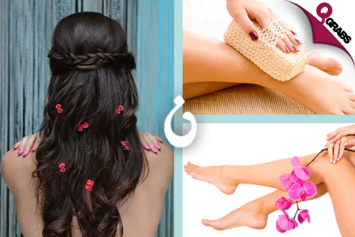 For QR149 Relax with a Moroccan Bath & Classic Mani/Pedi OR for QR195 have an Aloe Vera Hair Treatment & Full Body Waxing! (QR500/QR650 Value)
